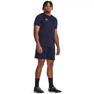 Spodnie sportowe męskie - Męskie spodenki treningowe Under Armour UA M's Ch. Knit Short - granatowe - UNDER ARMOUR - miniaturka - grafika 1