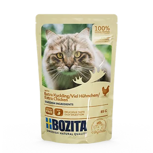 Bozita Kawałki w sosie z kurczakiem saszetka) 85g 42361-uniw - Mokra karma dla kotów - miniaturka - grafika 1