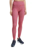Legginsy - TOMMY HILFIGER LEGINSY DAMSKIE RW AOP LEGGING PINK S10S101156 0KP M - miniaturka - grafika 1