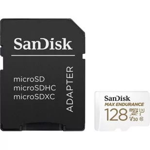 SanDisk Max Endurance MicroSDXC 128GB UHS-I/U3 V30 SDSQQVR-128G-GN6IA SDSQQVR-128G-GN6IA - Karty pamięci - miniaturka - grafika 1