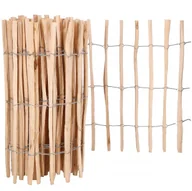 Ogrodzenia - Ogrodzenie leszczynowe 500x150 cm płot drewniany palisada ogrodowa łupanka - miniaturka - grafika 1