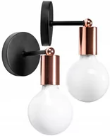 Lampy ścienne - Lampa Kinkiet Ścienny Metalowy Rose Gold Paradise - miniaturka - grafika 1