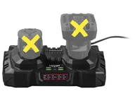 Ładowarki do elektronarzędzi - PARKSIDE® Podwójna ładowarka 12 V, 2 x 4,5 A, PDSLK 12 B2 (bez akumulatorów) - miniaturka - grafika 1