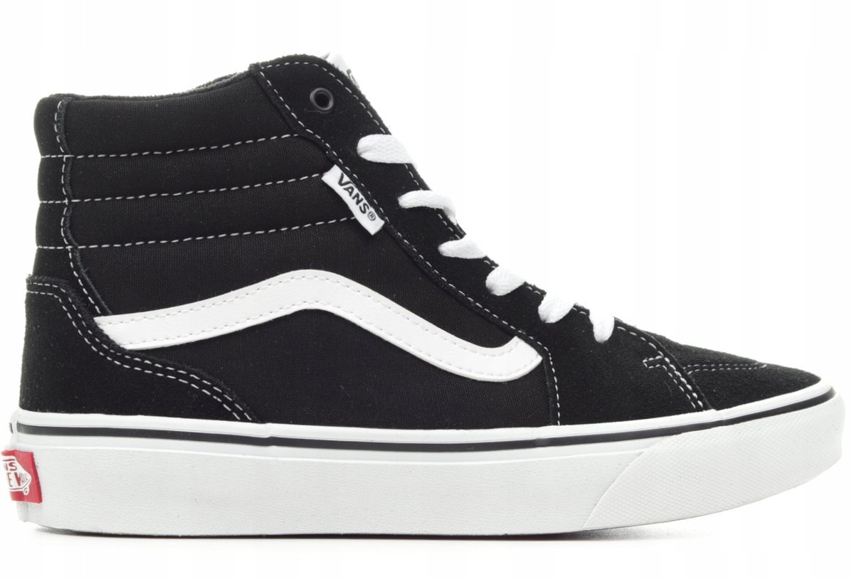 VANS FILMORE TRAMPKI DZIECIĘCE CZARNE ZE SKÓRĄ 22 1JIE