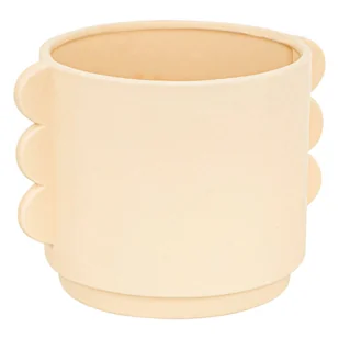 Ceramiczna osłonka na doniczkę WAVY BLISS, Ø 18 cm - Donice - miniaturka - grafika 1