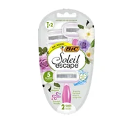 Maszynki do golenia i wkłady - BIC SOLEIL ESCAPE JEDNORAZOWE MASZYNKI DO GOLENIA DLA KOBIET 2 SZTUKI - miniaturka - grafika 1