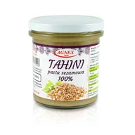 Słodkie kremy i masła - Agnex krzysztof wierzbicki Agnex Tahini pasta sezamowa 300g - miniaturka - grafika 1
