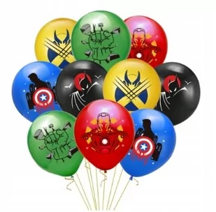 Balony z Nadrukiem - SUPERBOHATEROWIE - 10szt - Balony i akcesoria - miniaturka - grafika 1