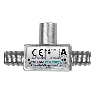 Axing TZU 40-05 RF i EOC miękkie łączniki do łączenia sygnałów HF 5-1218 MHz - Akcesoria TV-SAT - miniaturka - grafika 1
