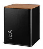 Nawozy ogrodnicze - Pojemnik metalowy TEA czarny GALICJA - miniaturka - grafika 1