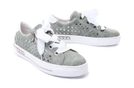 Półbuty damskie - RIEKER SNEAKER L8845-52 green, półbuty damskie - Rieker - miniaturka - grafika 1