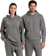 Bluzy męskie - Arena Bluza z kapturem polarowa bawełniana kangurka sportowa Arena Icons R.L - miniaturka - grafika 1