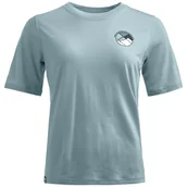 Koszulki sportowe damskie - Koszulka damska Ortovox 140 Cool Round Landscape T-shirt Rozmiar: M / Kolor: szary - miniaturka - grafika 1