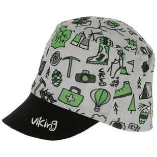 Czapka dziecięca z ochroną UV Viking Moko Junior 74 szary-khaki - Odzież sportowa dziecięca - miniaturka - grafika 1