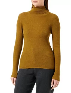 s.Oliver Sales GmbH & Co. KG/s.Oliver Damski sweter z golfem. slim fit golf sweter. slim fit, zielony, XXL - Swetry damskie - miniaturka - grafika 1
