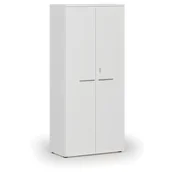 Szafy biurowe - Szafa biurowa z drzwiami PRIMO WHITE, 1781 x 800 x 420 mm, biały - miniaturka - grafika 1