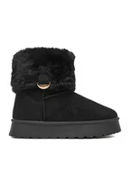 Buty dla dziewczynek - DeeZee Śniegowce CEO-CS6367-04 Czarny - miniaturka - grafika 1