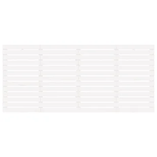 Wezgłowie łóżka, białe, 206x3x91,5 cm, lite drewno sosnowe Lumarko - Inne meble do sypialni - miniaturka - grafika 5