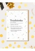 Kartki okolicznościowe i zaproszenia - karnet urodziny - trzydziestka - miniaturka - grafika 1