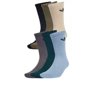 Skarpetki męskie - Skarpetki unisex adidas Originals Trefoil Cushion Crew Socks 6 Pairs JY2680 - multikolor - miniaturka - grafika 1