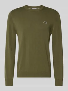 Sweter o kroju regular fit z mieszanki bawełny - Swetry męskie - miniaturka - grafika 1