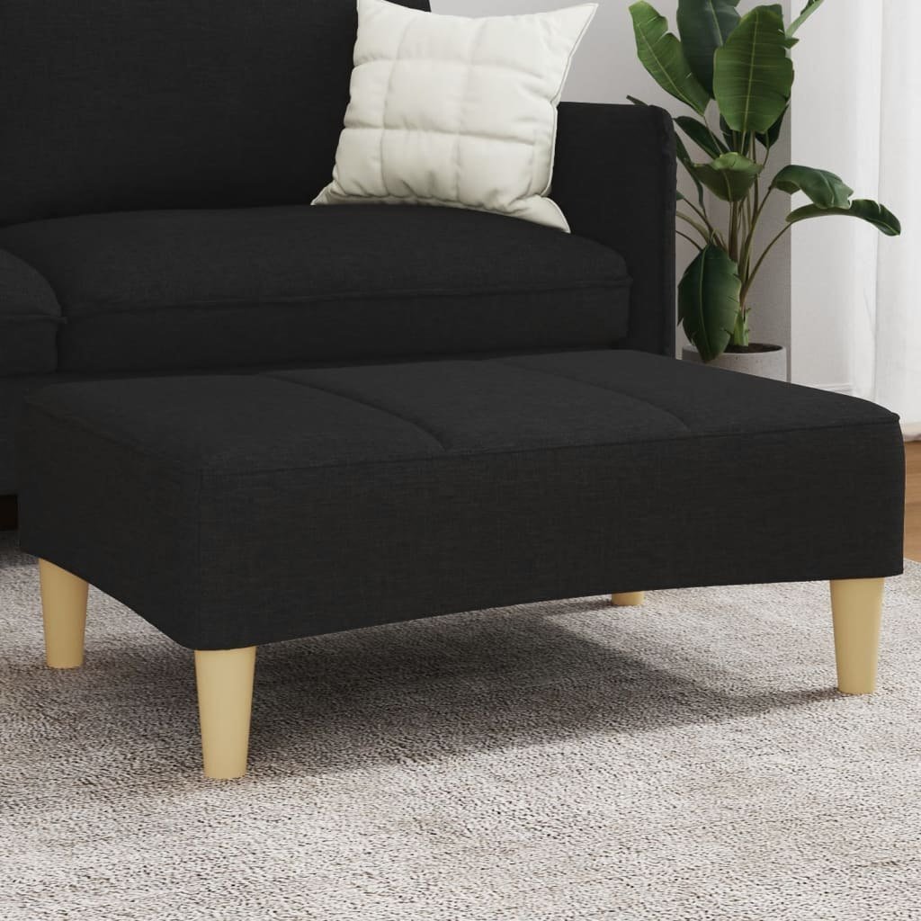 vidaXL VidaXL Footstool Black 30.3