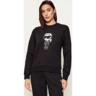 Bluzy damskie - Karl Lagerfeld Bluza ikon sketch | Regular Fit - miniaturka - grafika 1