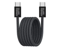 Kable USB - Silver Monkey Kabel magnetyczny USB-C 100W 2m czarny - miniaturka - grafika 1