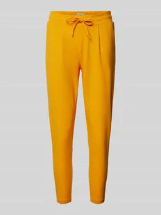 Spodnie materiałowe o skróconym kroju tapered fit model ‘KATE’ - Spodnie damskie - miniaturka - grafika 1