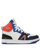 Sneakersy męskie - Lacoste Sneakersy L001 Mid 123 1 Sma 745SMA0027042 Biały - miniaturka - grafika 1