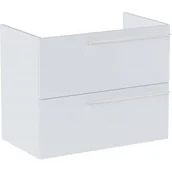 Szafki łazienkowe - Roca Ella szafka 78,5 cm podumywalkowa wisząca biały mat A857770529 - miniaturka - grafika 1