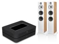 Zestawy stereo - Bluesound POWERNODE (czarny) + 603 S3 (dąb) - miniaturka - grafika 1