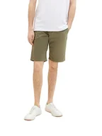 Spodenki damskie - TOM TAILOR Męskie Szorty bermudy 1035092, 10415 - Dusty Olive Green, 29 - miniaturka - grafika 1