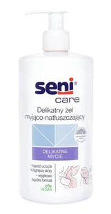 TZMO SA Seni Care Delikatny żel myjąco-natłuszczający 500 ml - Higiena osób starszych i niepełnosprawnych - miniaturka - grafika 1