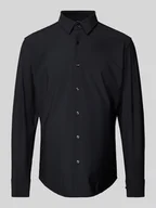 Koszule męskie - Koszula biznesowa o kroju regular fit z kołnierzykiem typu kent - miniaturka - grafika 1