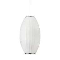 Lampy sufitowe - Lampa wisząca SILK BARREL biała 50 cm ST-2335-20 - Step Into Design - miniaturka - grafika 1