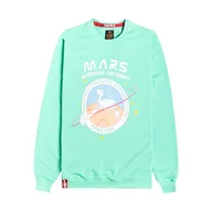 Swetry damskie - ALPHA INDUSTRIES Damski sweter Mission to Mars Wmn, 490-Pastelowy miętowy, M - miniaturka - grafika 1
