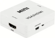 Inne akcesoria audio-wideo - RoGer VGA to HDMI Video Signal Converter +Audio / white - miniaturka - grafika 1
