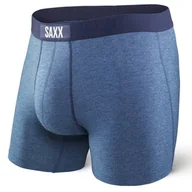 Majtki męskie - Bokserki męskie szybkoschnące SAXX VIBE Boxer Brief Modern Fit - niebieskie - miniaturka - grafika 1