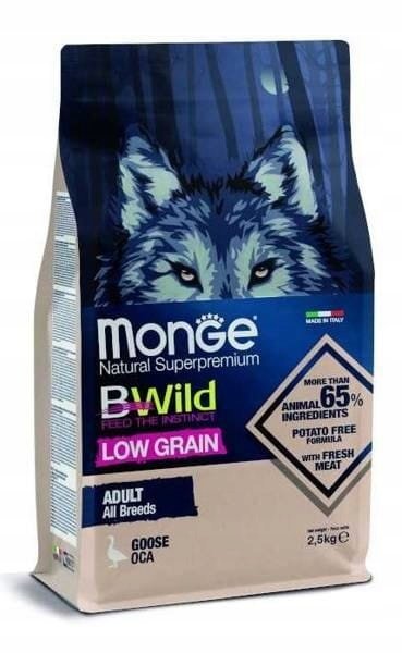 Monge BWild Adult gęś 2,5 kg