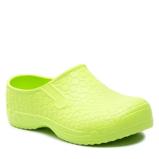 Klapki i japonki damskie - Klapki DRY WALKER - Hex Closed 151 Lemon Green - grafika 1