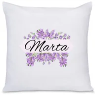Poduszki dekoracyjne - Poduszka prezent z imieniem MARTA, 1 - miniaturka - grafika 1