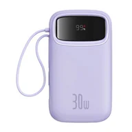 Powerbanki - Powerbank Baseus QPow 2 20000mAh 30W 2xUSB-C (fioletowy) - miniaturka - grafika 1