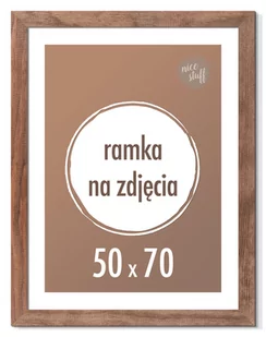 RAMKA NA ZDJĘCIA 50x70 cm B2 ramki drewniane wenge - Ramki na zdjęcia - miniaturka - grafika 1