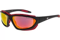 Okulary przeciwsłoneczne - Okulary przeciwsłoneczne E327-2P matt black/red - miniaturka - grafika 1