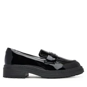 Półbuty damskie - Loafersy Clarks Orinoco3 Edge 26183173 Czarny - miniaturka - grafika 1