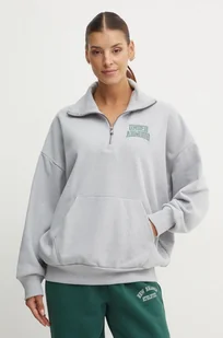 Under Armour bluza Icon HWT Terry damska kolor szary z aplikacją 1386495 - Bluzy damskie - miniaturka - grafika 1