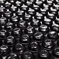 Akcesoria do basenów - vidaXL Prostokątna pokrywa na basen, 1000 x 600 cm, PE, czarna - miniaturka - grafika 1