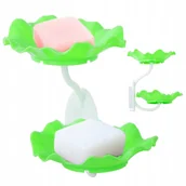 Mydelniczki i dozowniki mydła - MYDELNICZKA KWIAT NA MYDŁO POJEMNIK WISZĄCA UCHWYT - miniaturka - grafika 1