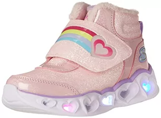 Buty dla dziewczynek - Skechers Trzewiki Brilliant Rainbow 302669N/PKLV Różowy - grafika 1